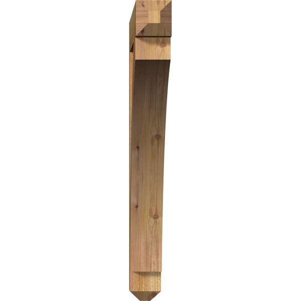 Thorton Craftsman Rough Sawn Bracket, Western Red Cedar, 4W X 36D X 36H